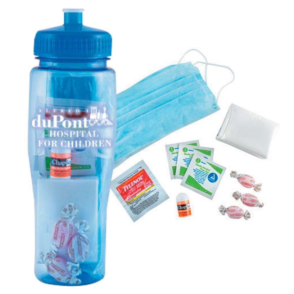 24-Oz. Hydro Flu Kit &amp; BPA-Free Water Bottle - Personalization Available