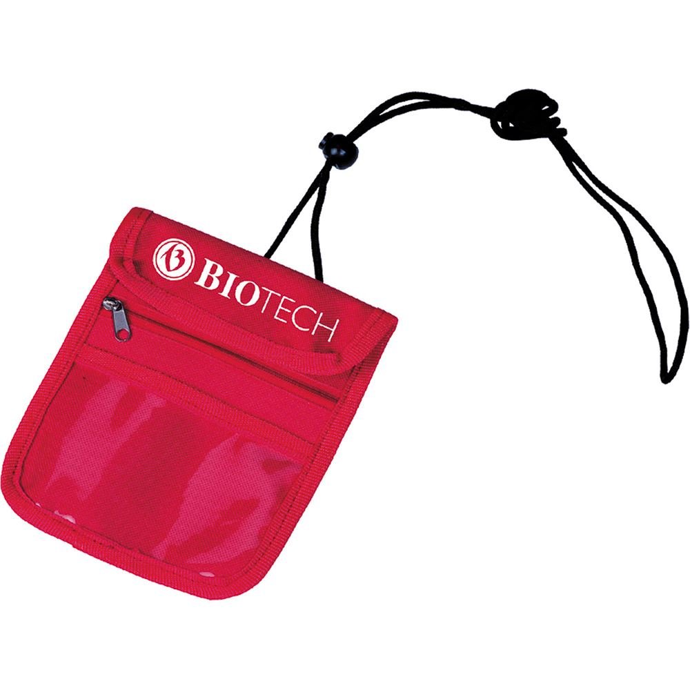 Credential Holder With Zipper Pocket - Personalization Available