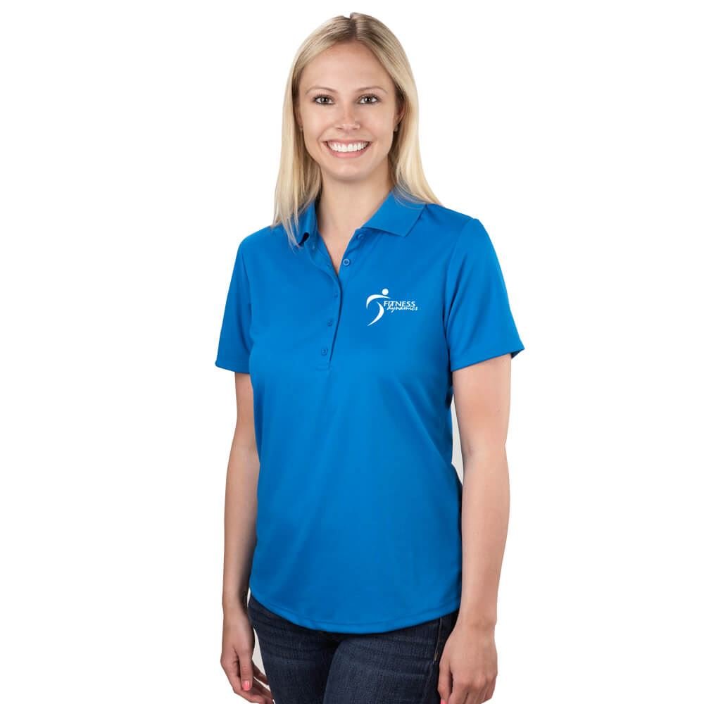 Elevate® Women's Edge Short-Sleeve Polo - Embroidered Personalization Available