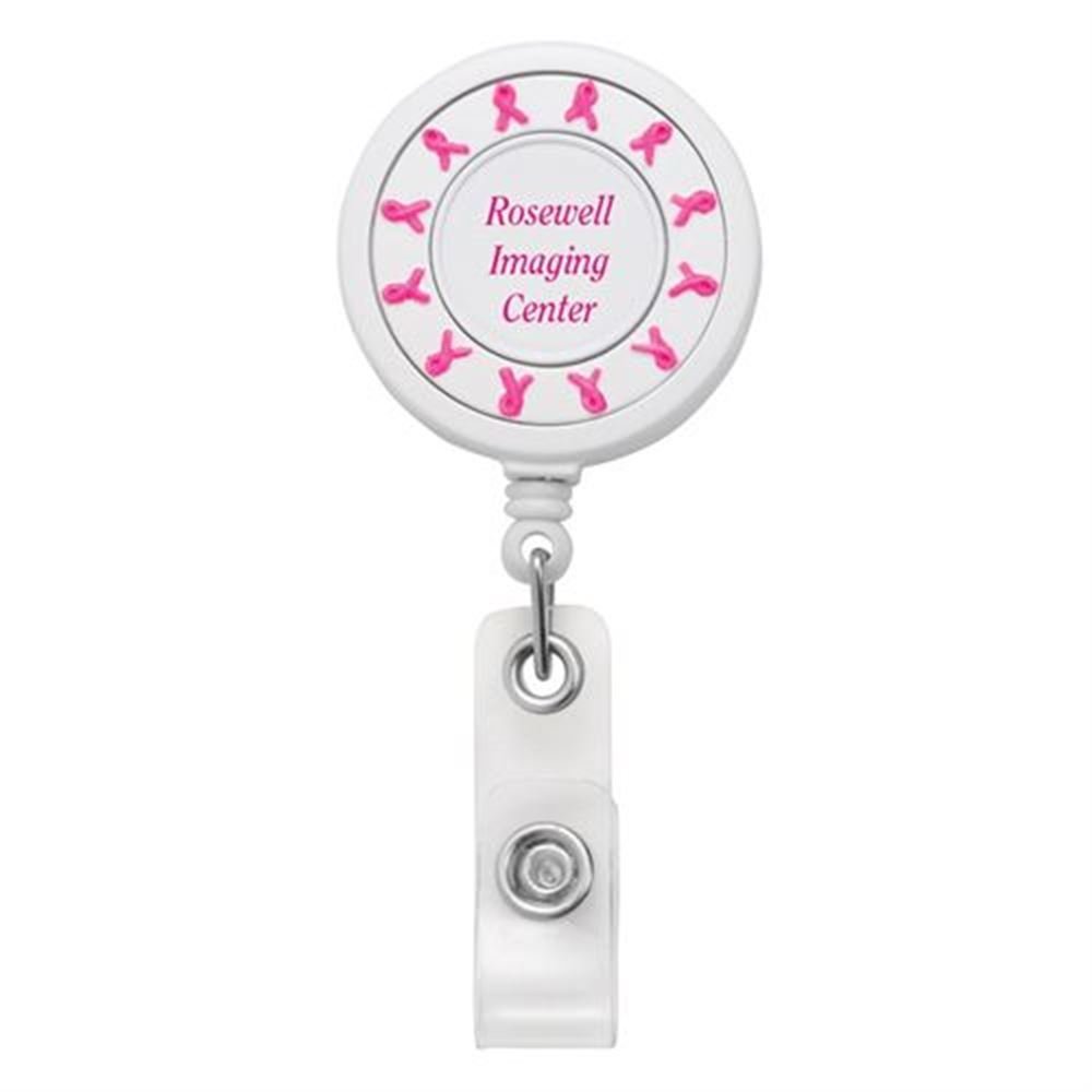 Ribbon Spinner Retractable Badge Holder - Personalization Available ...