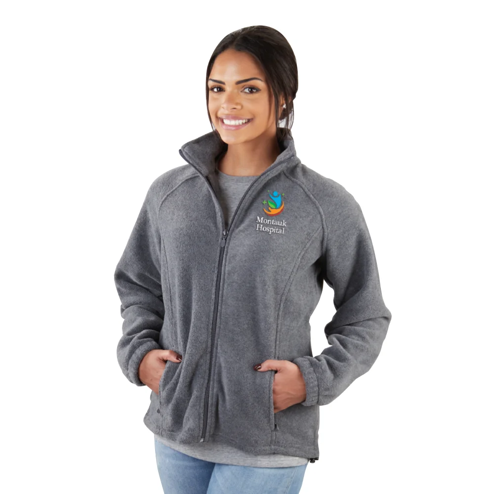Harriton® Women's Full-Zip Fleece Jacket Embroidered