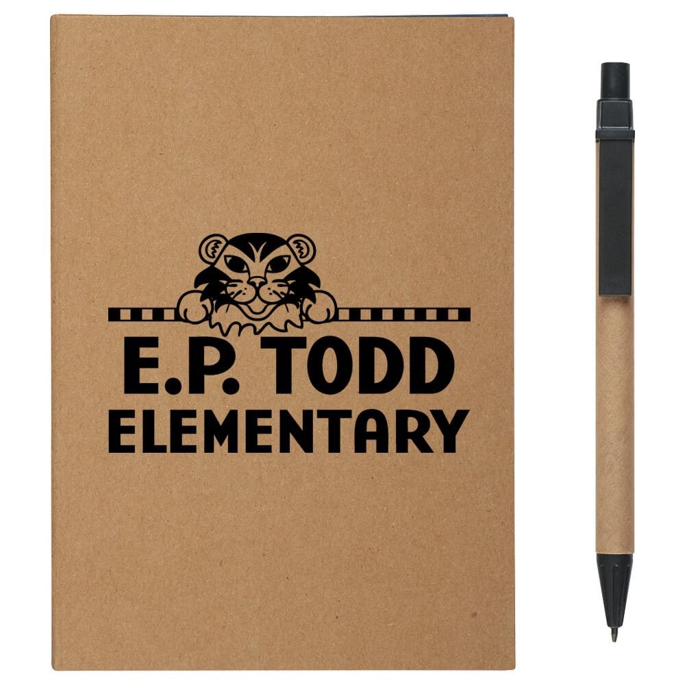 MeetingMate Notebook With Pen And Sticky Flags - Personalization Available