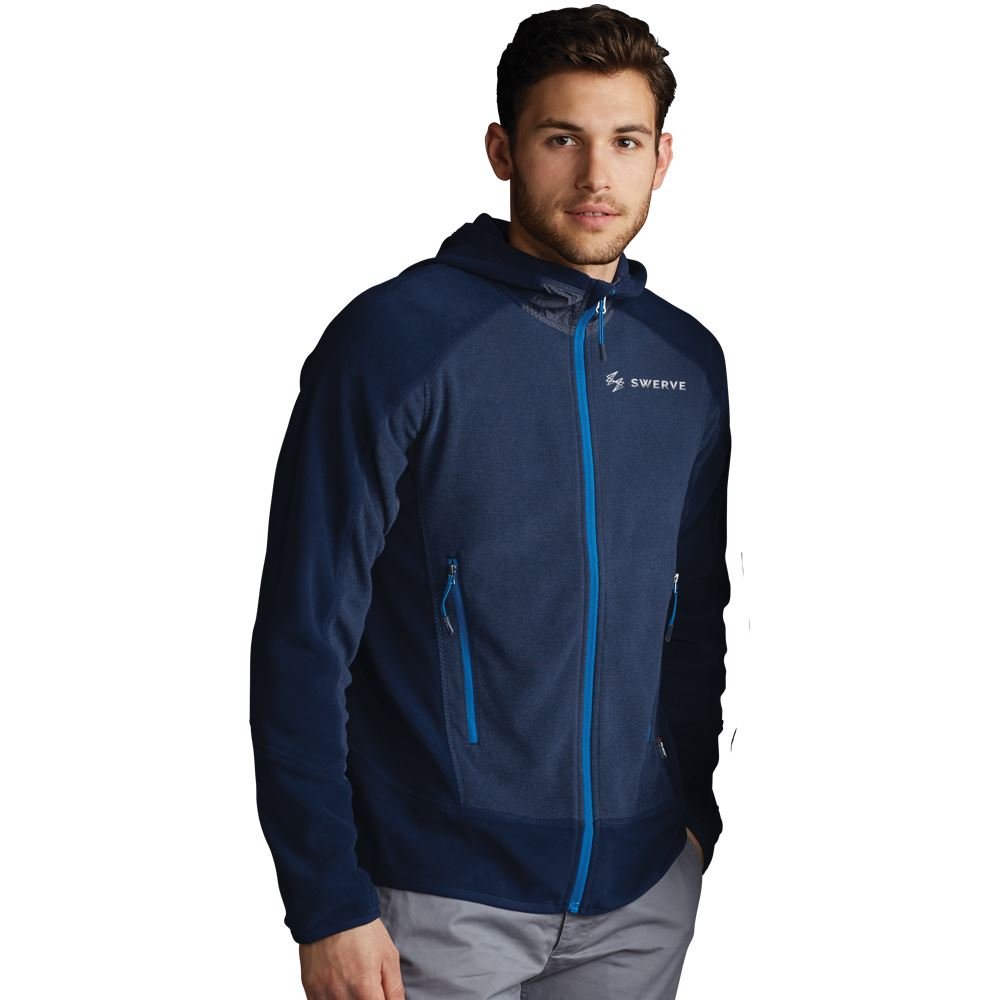North End&reg; Sport Polartec Men's Fleece Hooded Jacket - Embroidery Personalization Available