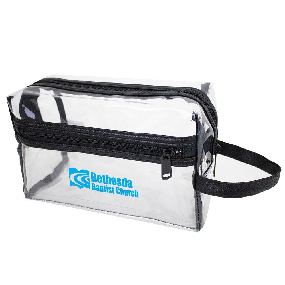 Clear Toiletry Bag - Personalization Available