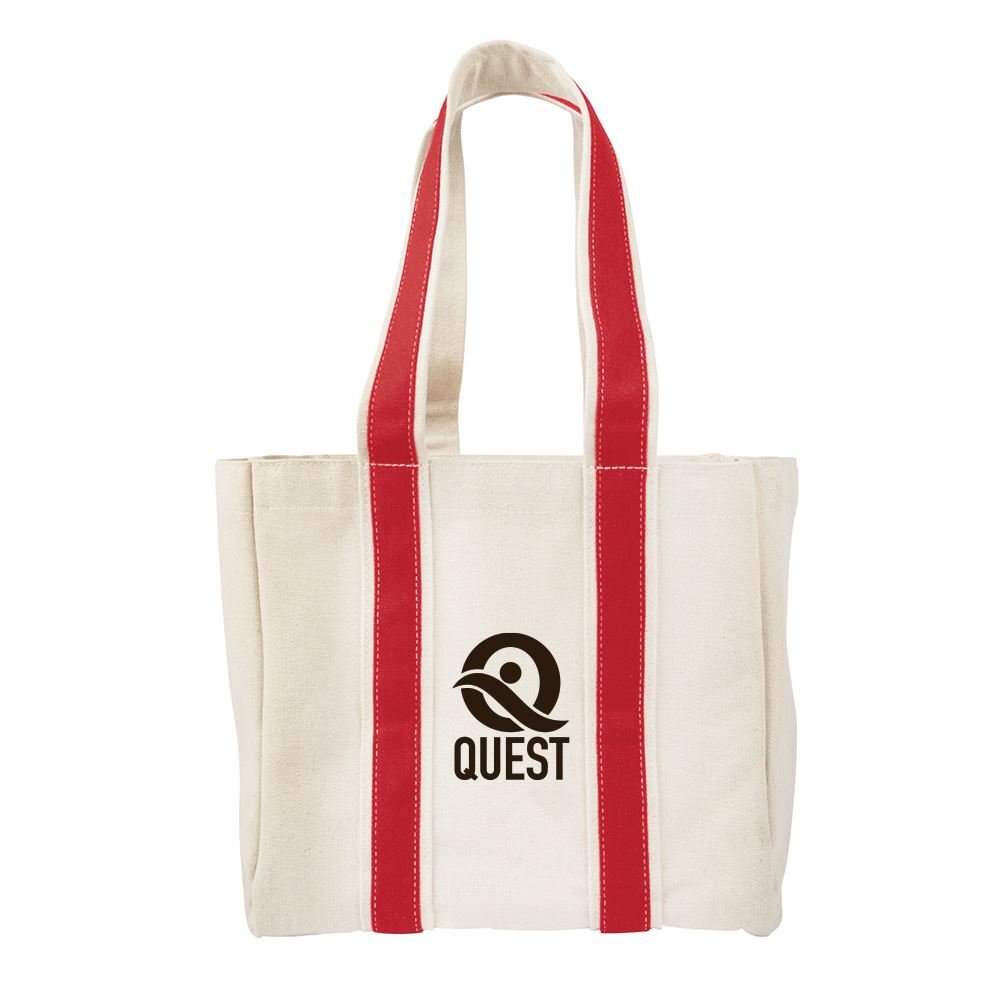 Colored 2-Slot Wine Bottle Totebag - Personalization Available