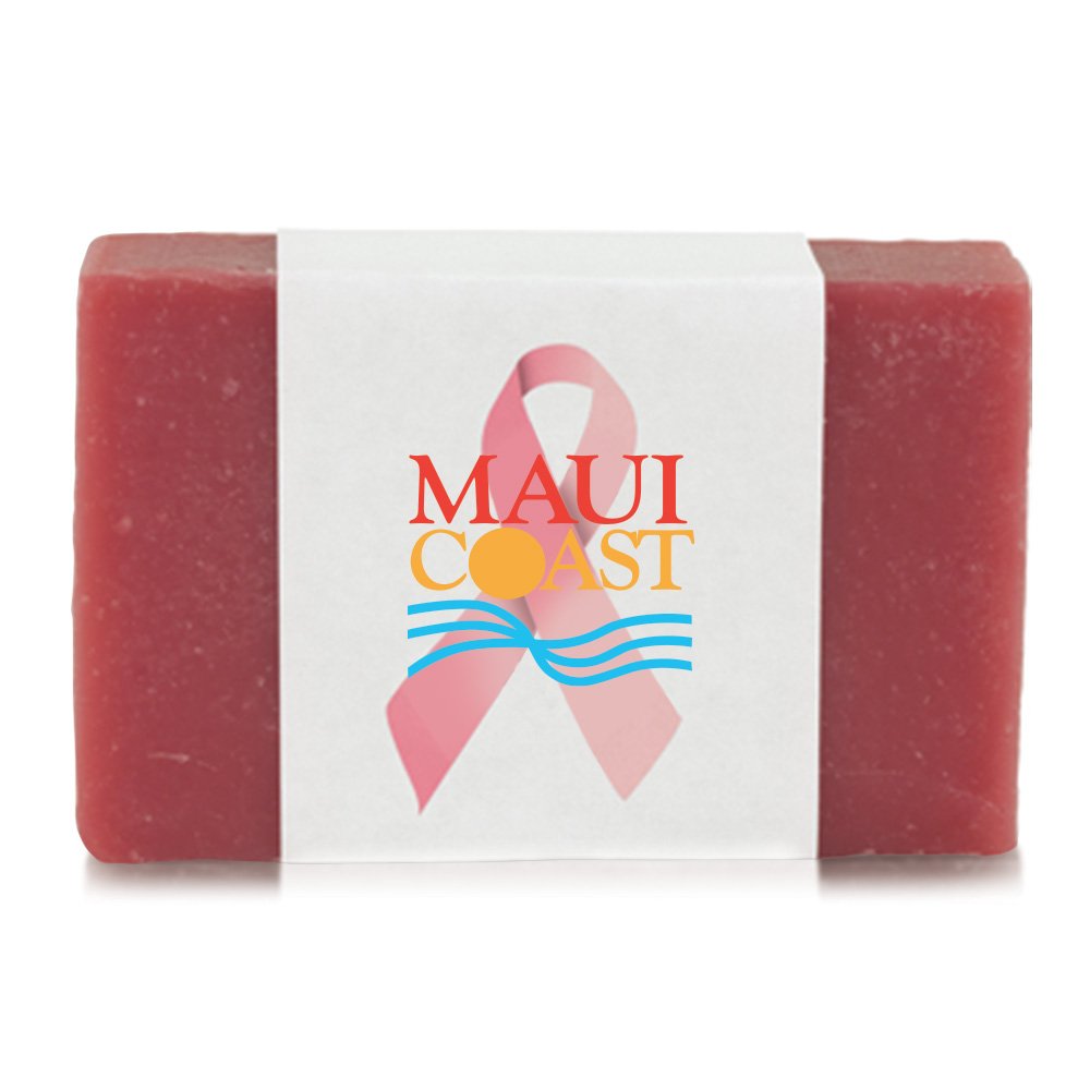 Pink Berry Shrink Wrapped Herbal Soap - Personalization Available