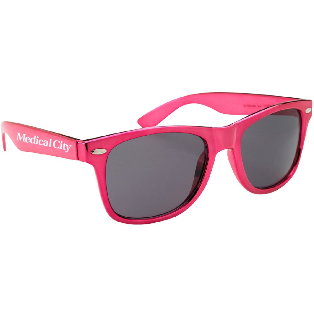 Pink Metallic Sunglasses Personalization Available Positive Promotions