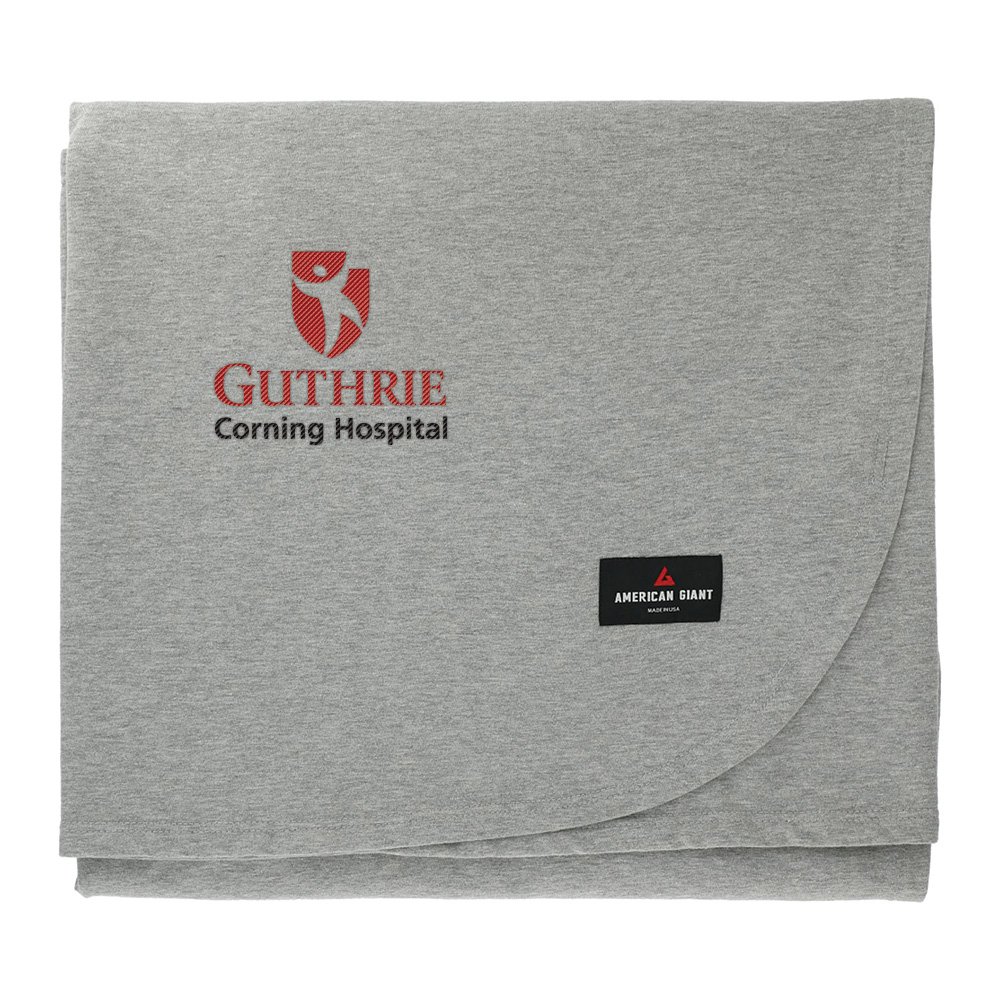 American Giant® Campfire Blanket Embroidered Personalization