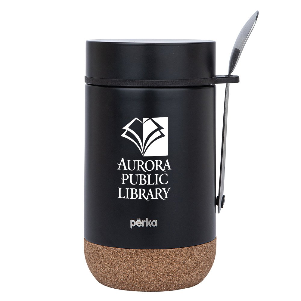 Perka® Charlton StainlessSteel Tumbler & Food Jar 14Oz. Personalization Available Positive