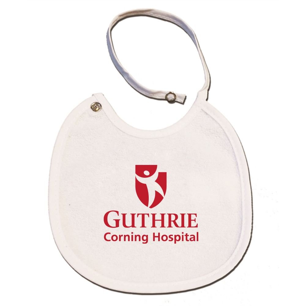 Baby Bib with Vinyl Backing with Snap Closure - Personalization Available