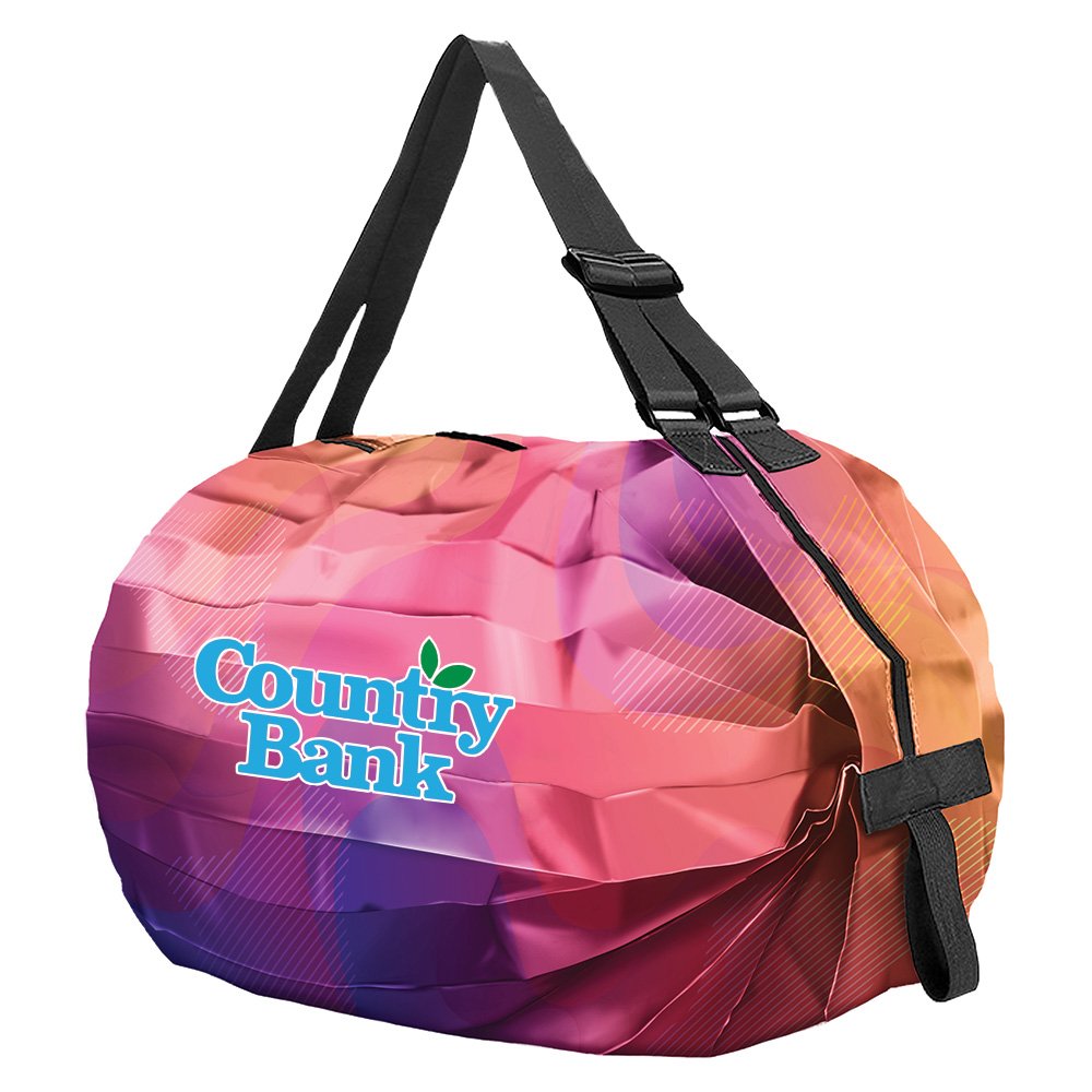 Waterproof Roll-Up Duffel Bag - Full-Color Personalization Available