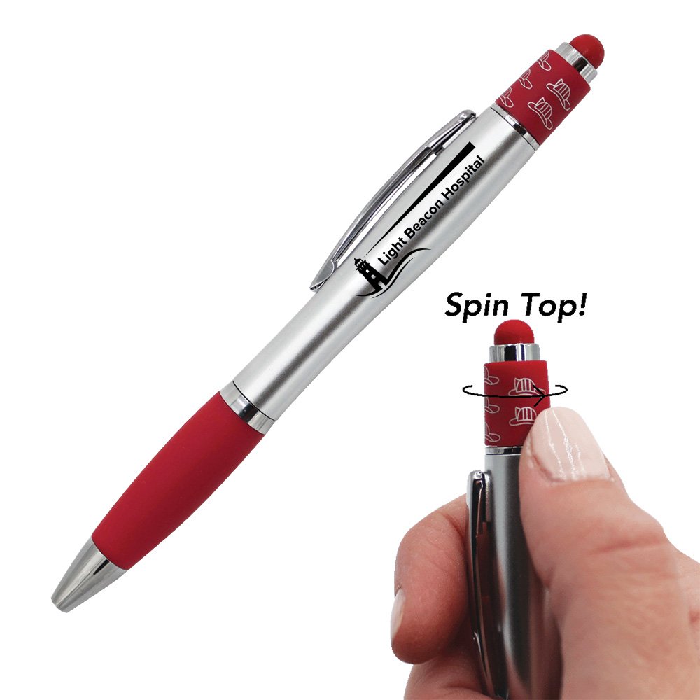 Fire Fidget Spinner Stylus Pen One Color Personalization Available fire-fidget-spinner-stylus-pen-one-color-personalization-available