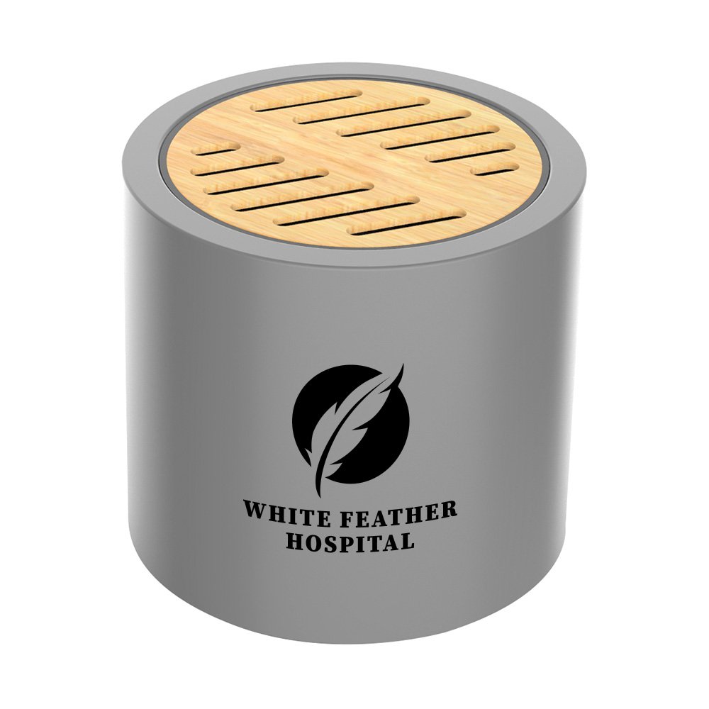 Bamboo & Cement Bluetooth® Speaker - Personalization Available