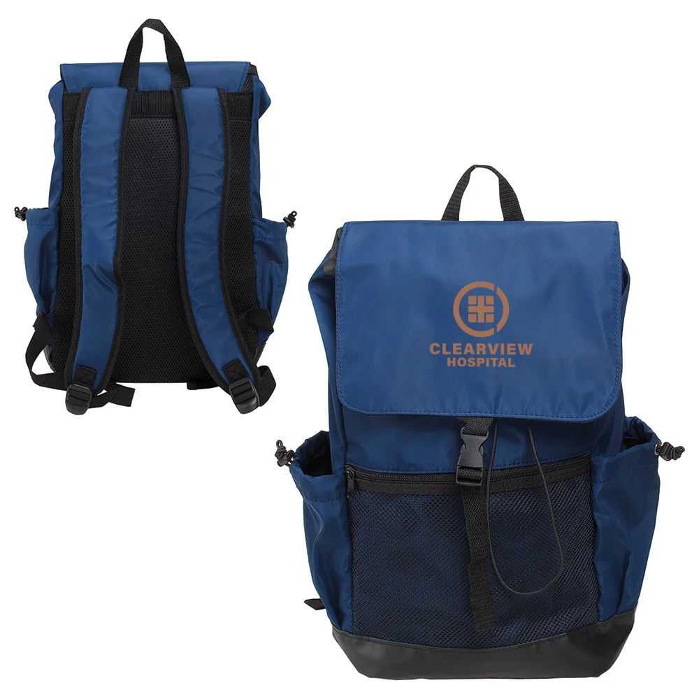 Knapsack Laptop Backpack 17" - One-Color Personalization Available | Positive Promotions Knapsack Laptop Backpack 17" - One-Color Personalization Available | Positive Promotions