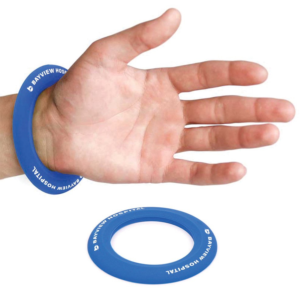 Wrist Flying Disk Silicone Bracelet - One-Color Personalization Available