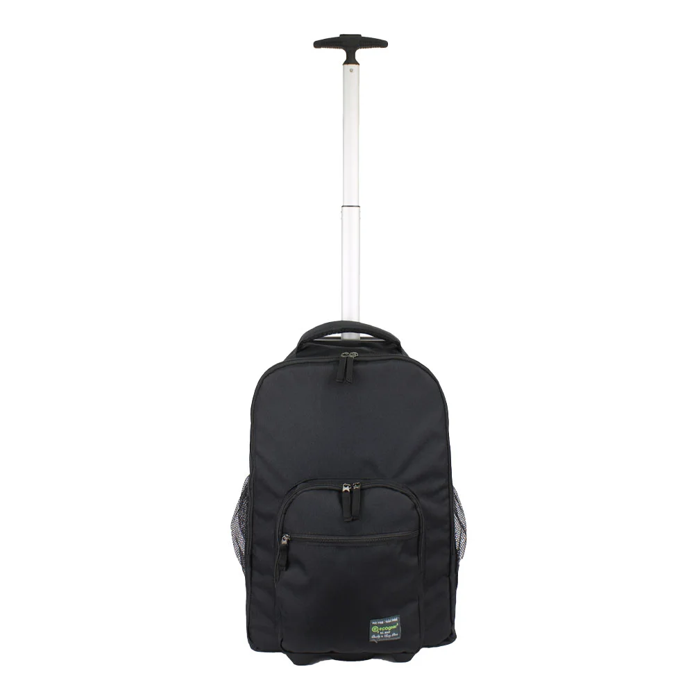 Recycled Rolling Travel 15" Computer/Laptop Backpack on Wheels - One-Color Personalization Available | Positive Promotions Recycled Rolling Travel 15" Computer/Laptop Backpack on Wheels - One-Color Personalization Available | Positive Promotions