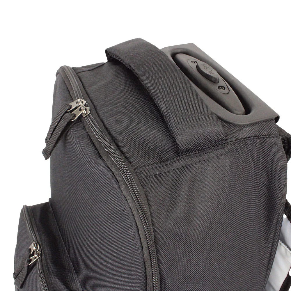 Recycled Rolling Travel 15" Computer/Laptop Backpack on Wheels - One-Color Personalization Available | Positive Promotions Recycled Rolling Travel 15" Computer/Laptop Backpack on Wheels - One-Color Personalization Available | Positive Promotions