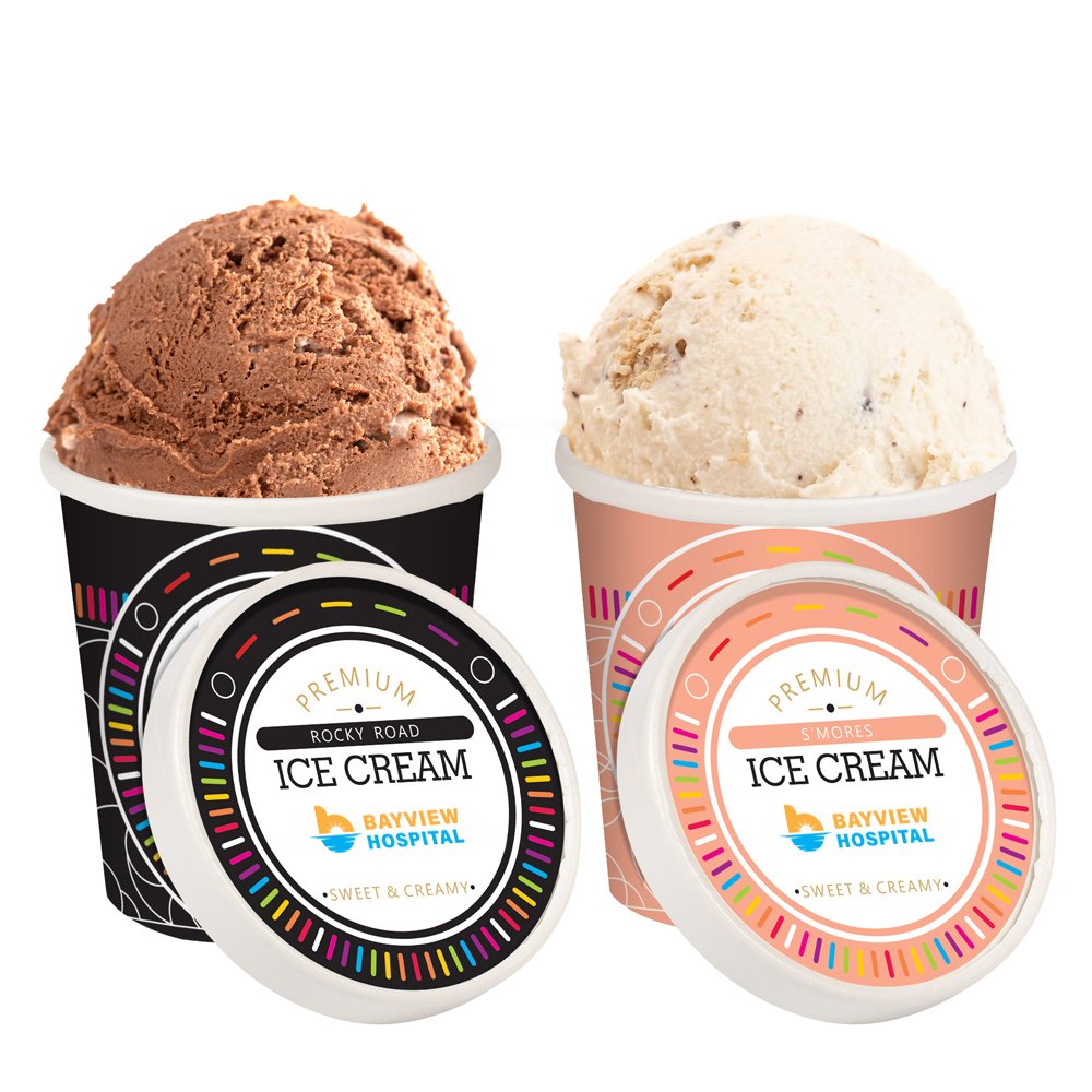 Handcrafted Ice Cream - 2 Pint Bundle, Campfire Combo - Personalization Available