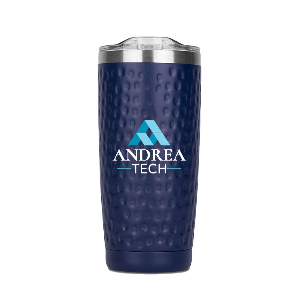 Dimpled Double-Wall Stainless-Steel Tumbler 20 oz. - Full-Color Personalization Available