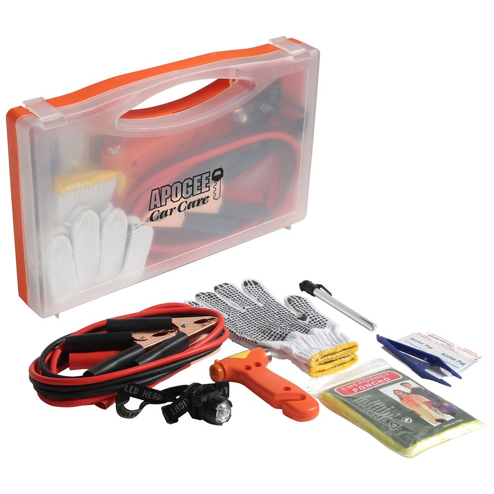 Auto Mobile Rescue Box Emergency Road Auto Rescue Car Kit - 8 Pieces - Personalization ...