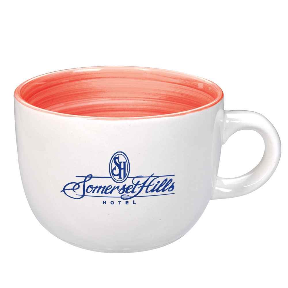 Hand Painted Circle Mug 14-Oz. - Personalization Available