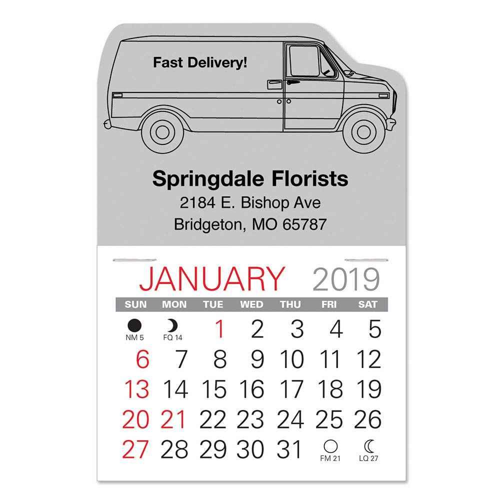 2020 Value Stick-Up Van Calendar - Personalization Available