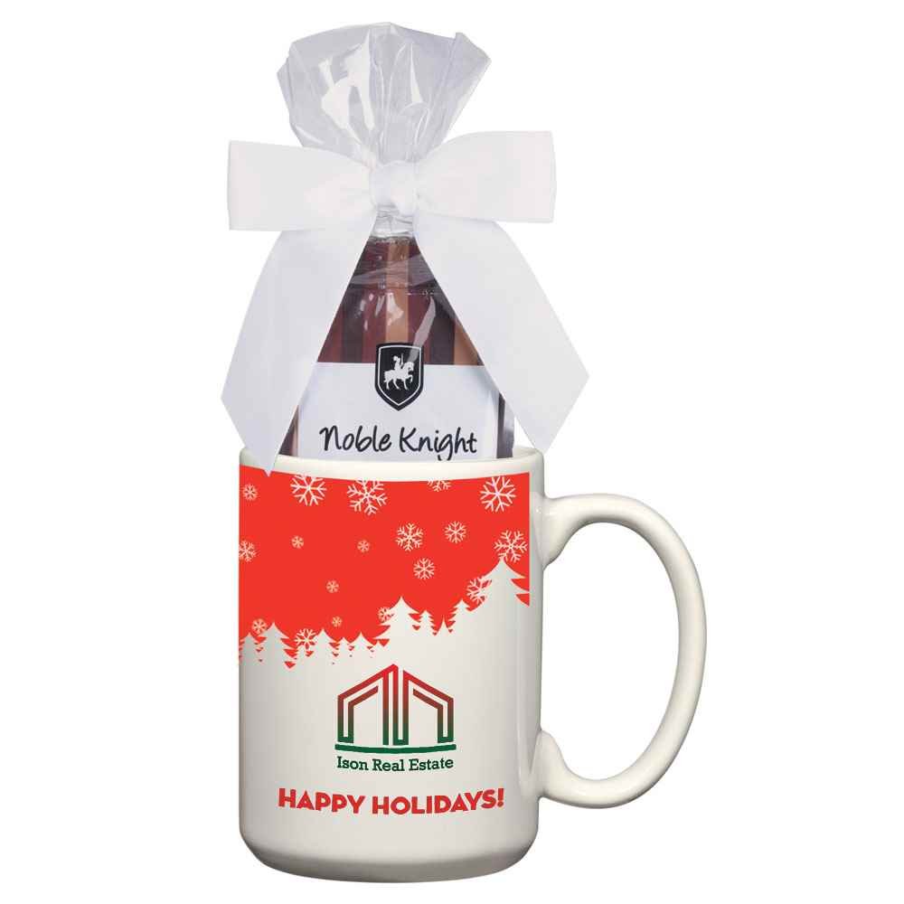 Full Color Mug With Two Packs Of Hot Cocoa - 15-Oz. - Personalization Available