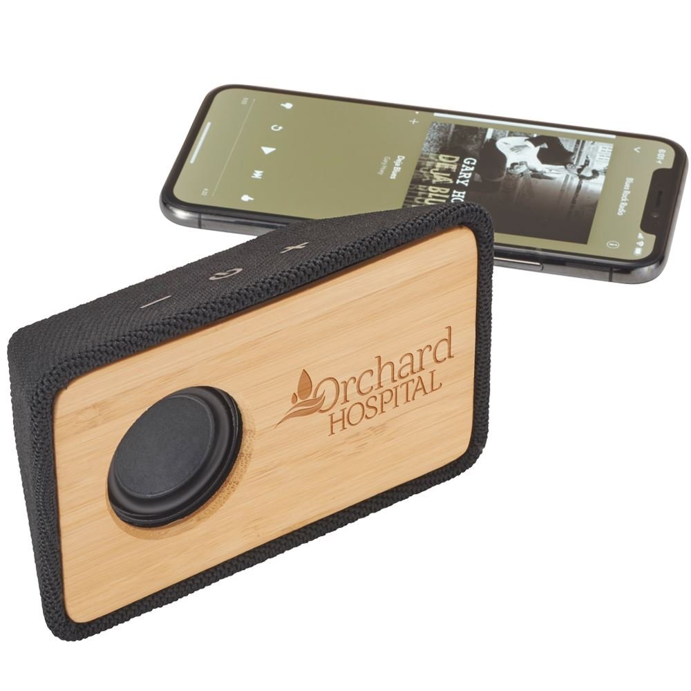 Rustic Bamboo Bluetooth&reg; Speaker - Personalization Available