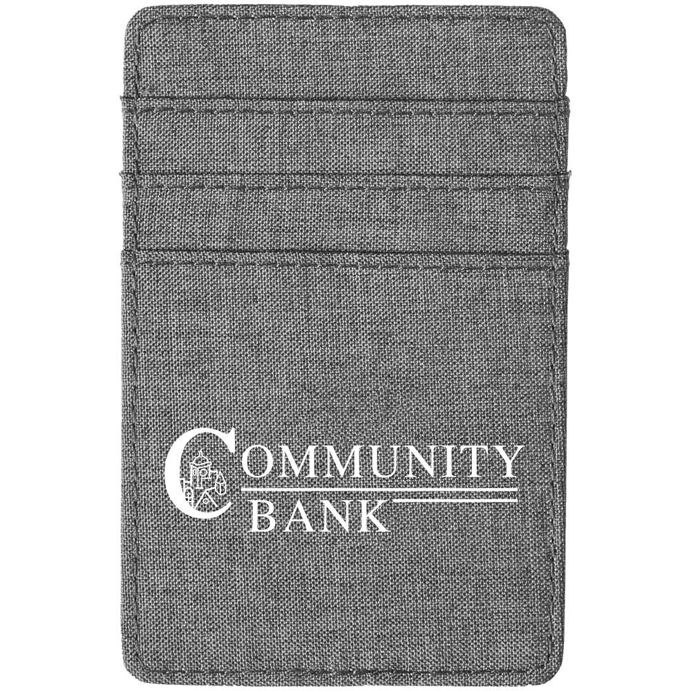 Heathered RFID Wallet - Personalization Available
