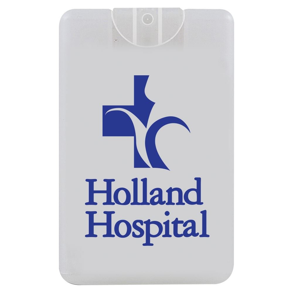 Credit Card Style Antibacterial Hand Sanitizer Spray - Personalization Available
