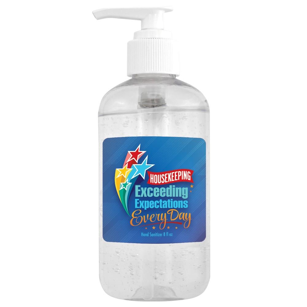 Housekeeping: Exceeding Expectations Every Day 8 Oz. Sanitizer Gel Pump
