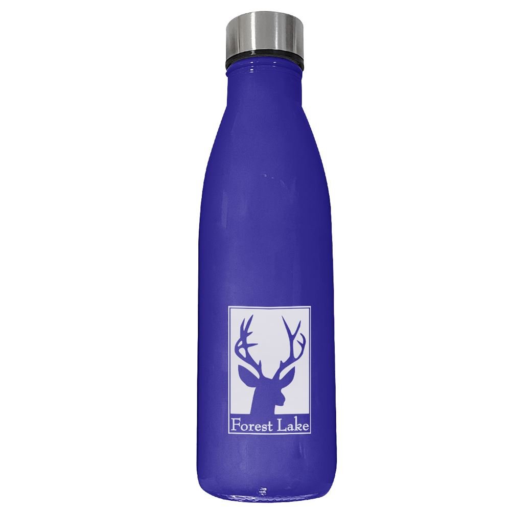 Glass Swerve Bottle - 21 Oz. - Personalization Available