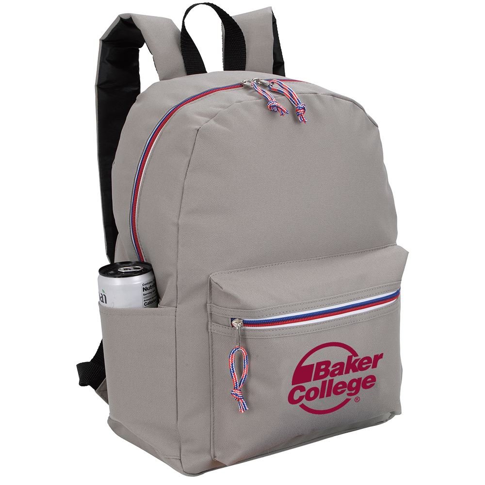 Tri-Color Zipper Backpack-Personalization Available | Positive Promotions