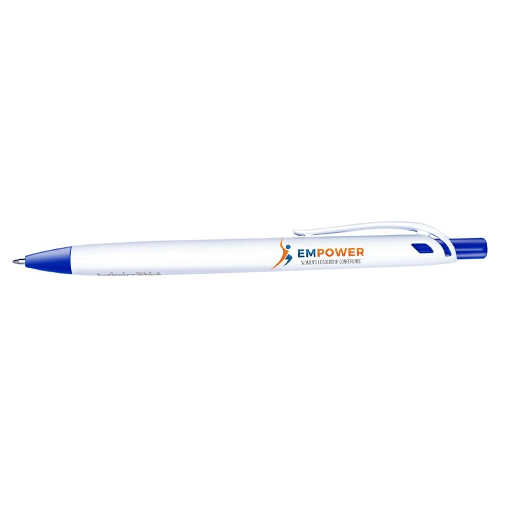 MicroHalt Click Pen with Antimicrobial Additive - Full Color Personalization