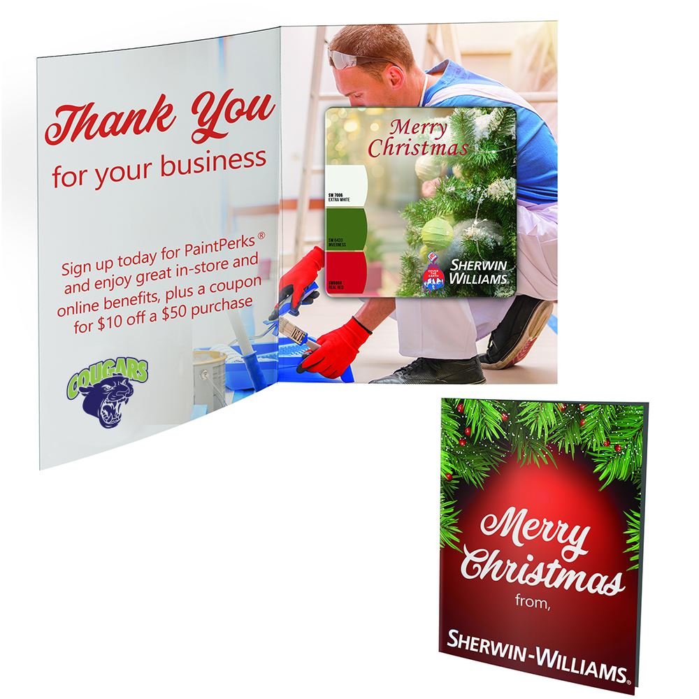 Greeting Card with Square Magnet - Personalization Available