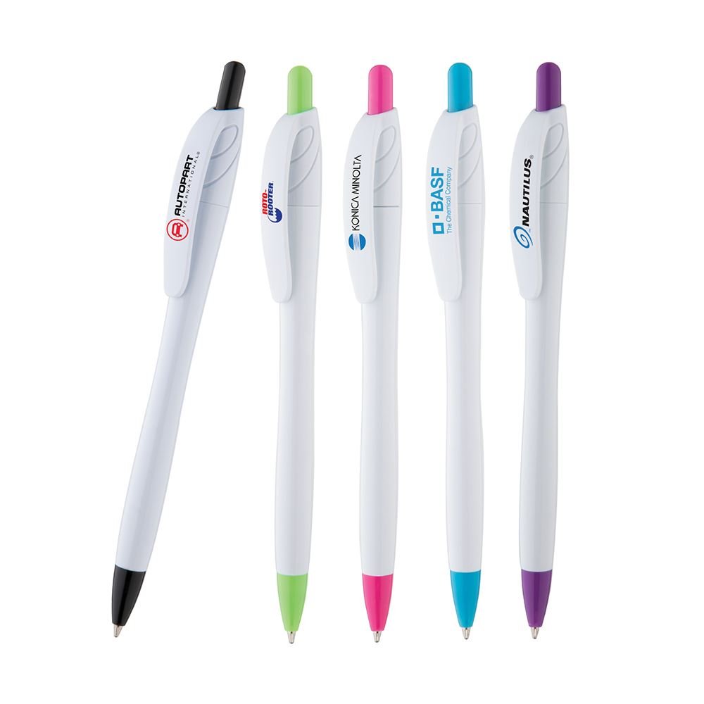 Safe-Write Pen with Antimicrobial Additive - Full Color Personalization Available