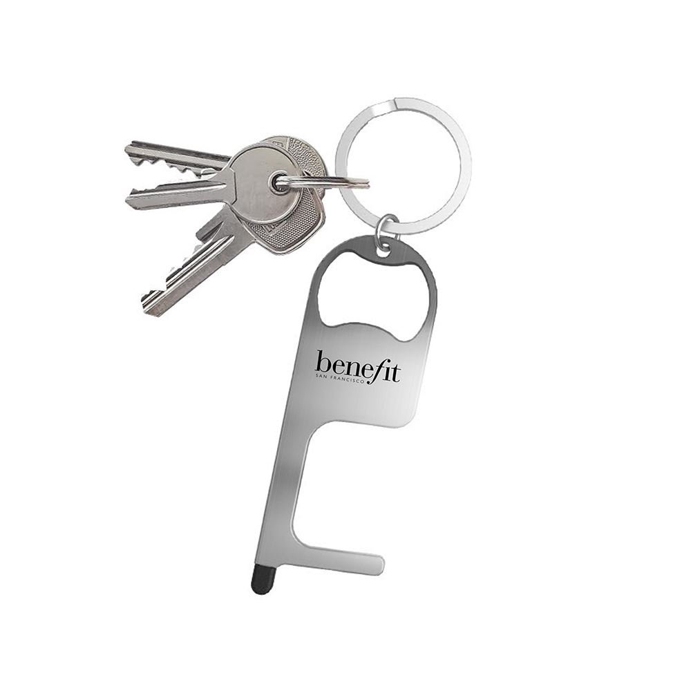 Stainless Steel No Touch Tool with Stylus and Bottle Opener - Personalization Available