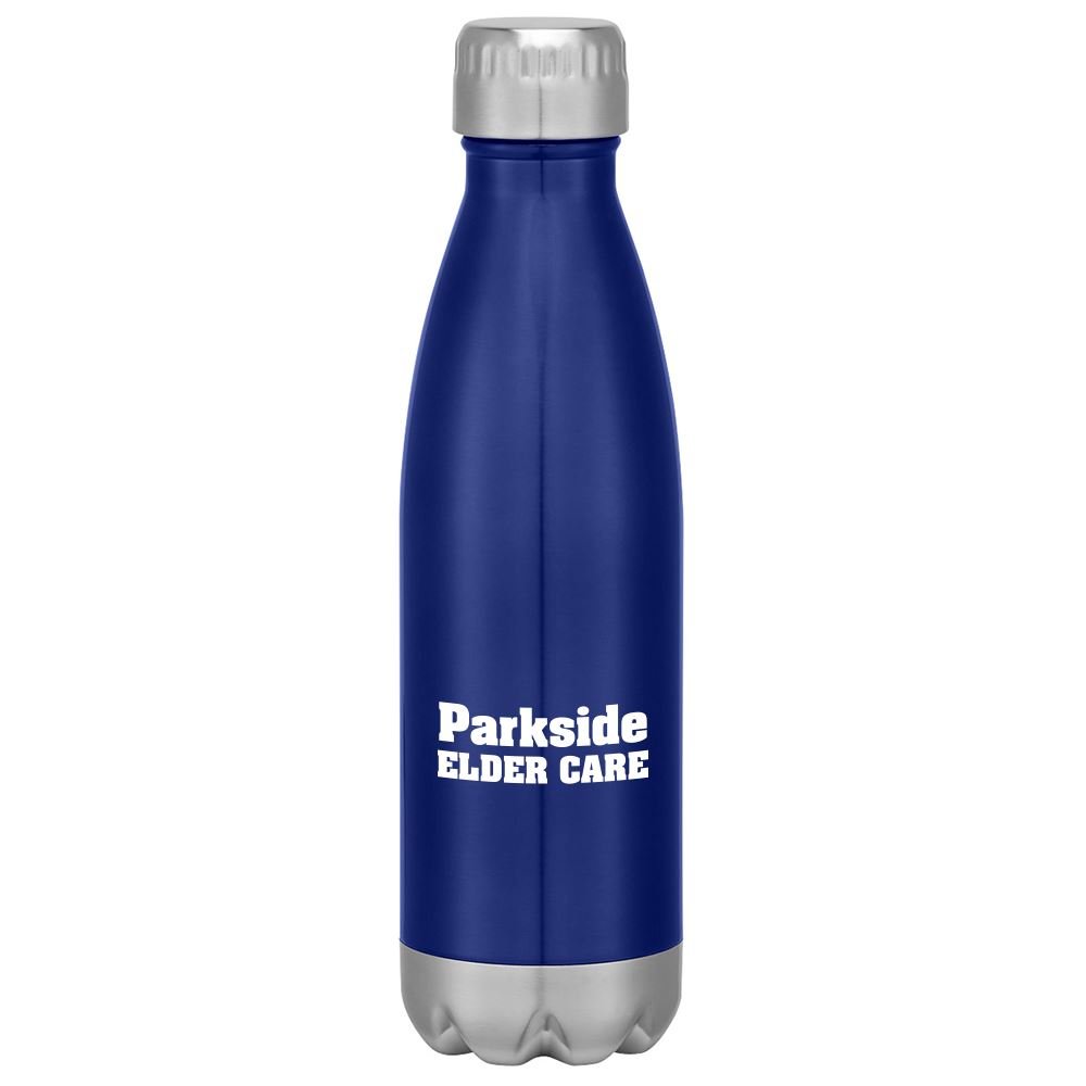 Swerve Stainless-Steel Bottle 16-Oz. With Antimicrobial Additive - Personalization Available