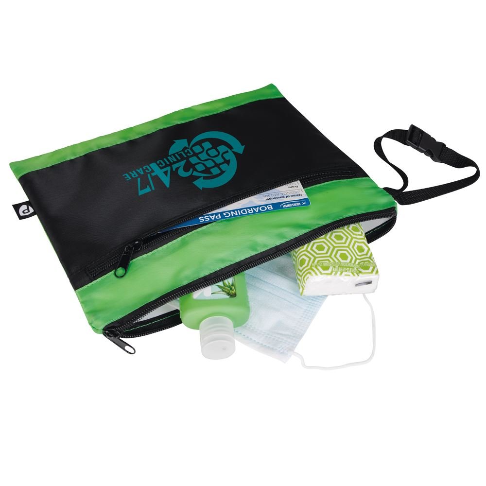 Travel Pouch with Antimicrobial Additive - Personalization Available