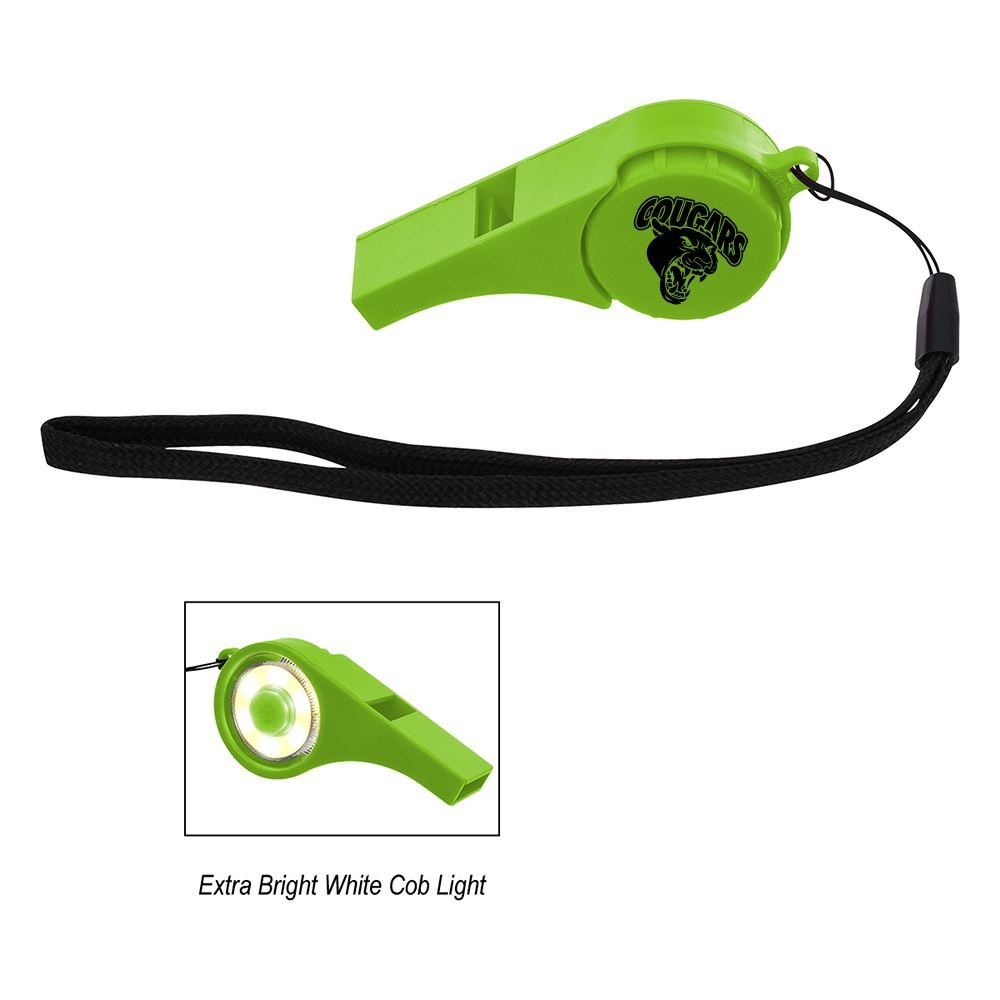 Safety Whistle With Light- Personalization Available