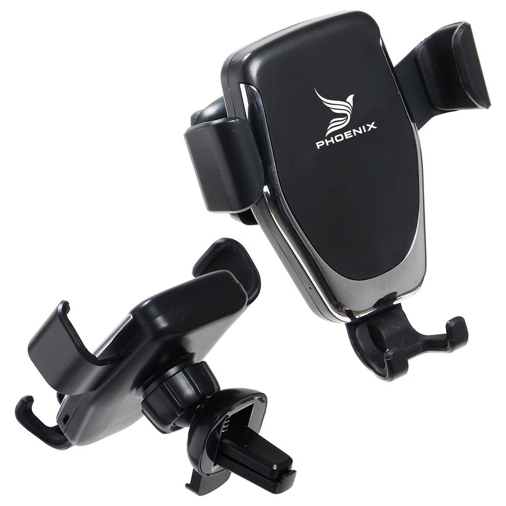 Auto Vent/Dashboard 10W Wireless Charger And Phone Holder- Personalization Available