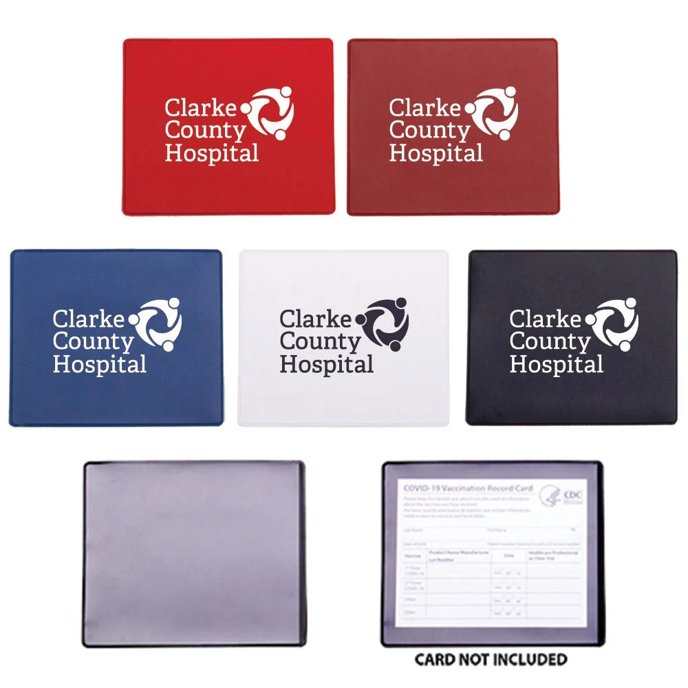 COVID-19 Vaccination Card Holder-Personalization Available | Positive Promotions COVID-19 Vaccination Card Holder-Personalization Available | Positive Promotions