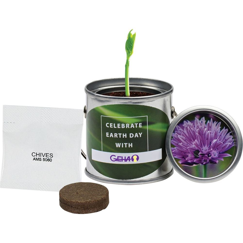 Paint Pail Planter Kit - Full Color Personalization Available