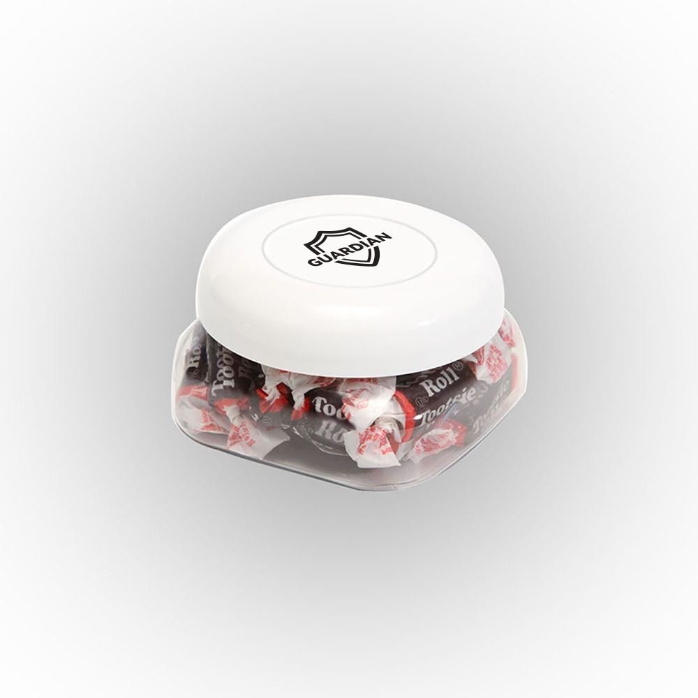 Tootsie Roll Candy Snack Canister Small-Personalization Available