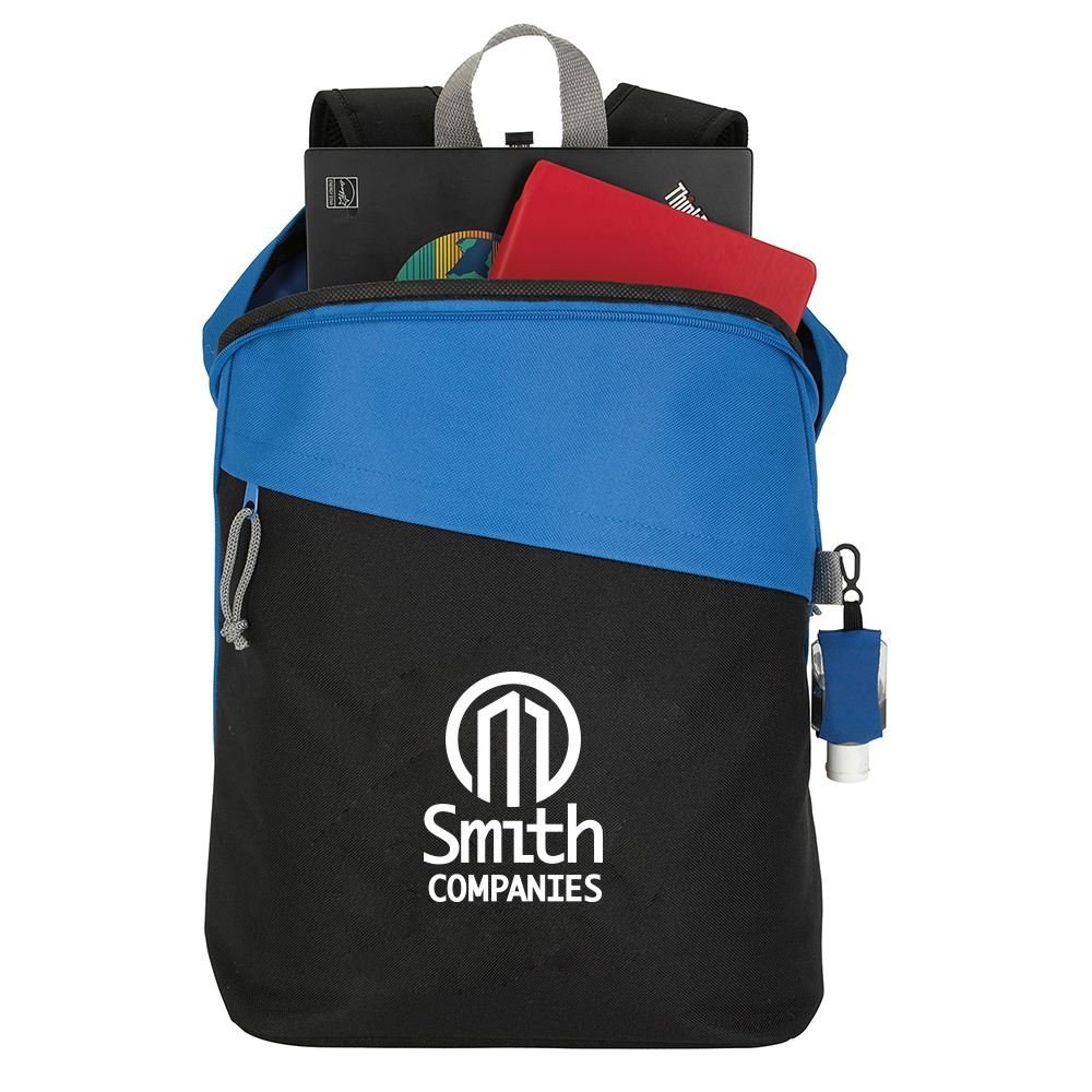 Fusion Color Block Computer Backpack-Personalization Available