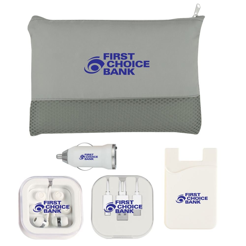 On-The-Go Tech Essentials Kit - Personalization Available | Positive ...