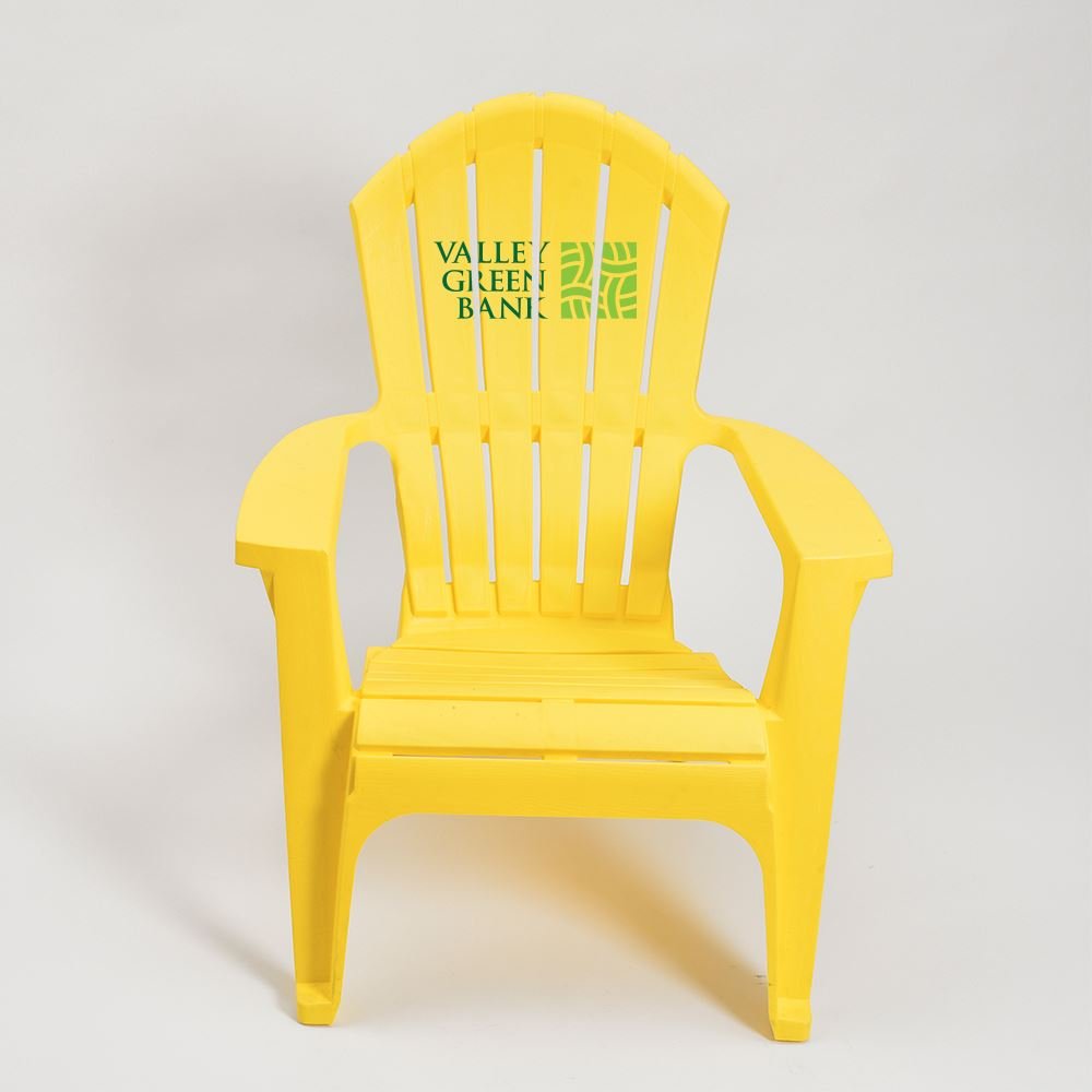 Plastic Adirondack Chair - Personalization Available