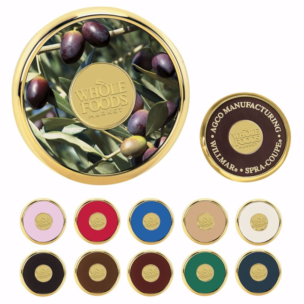 Round Brass Coaster - Personalization Available