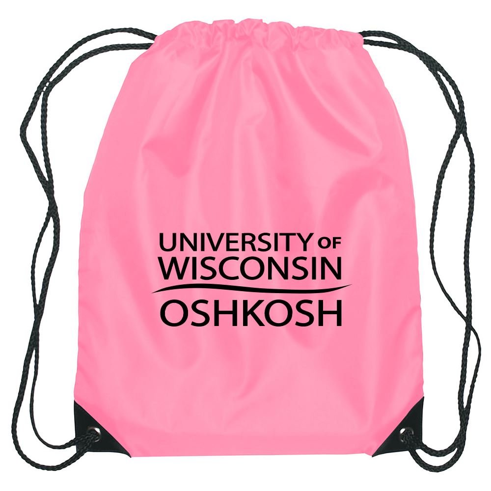 Small Pink Sports Drawstring Backpack - Personalization Available ...
