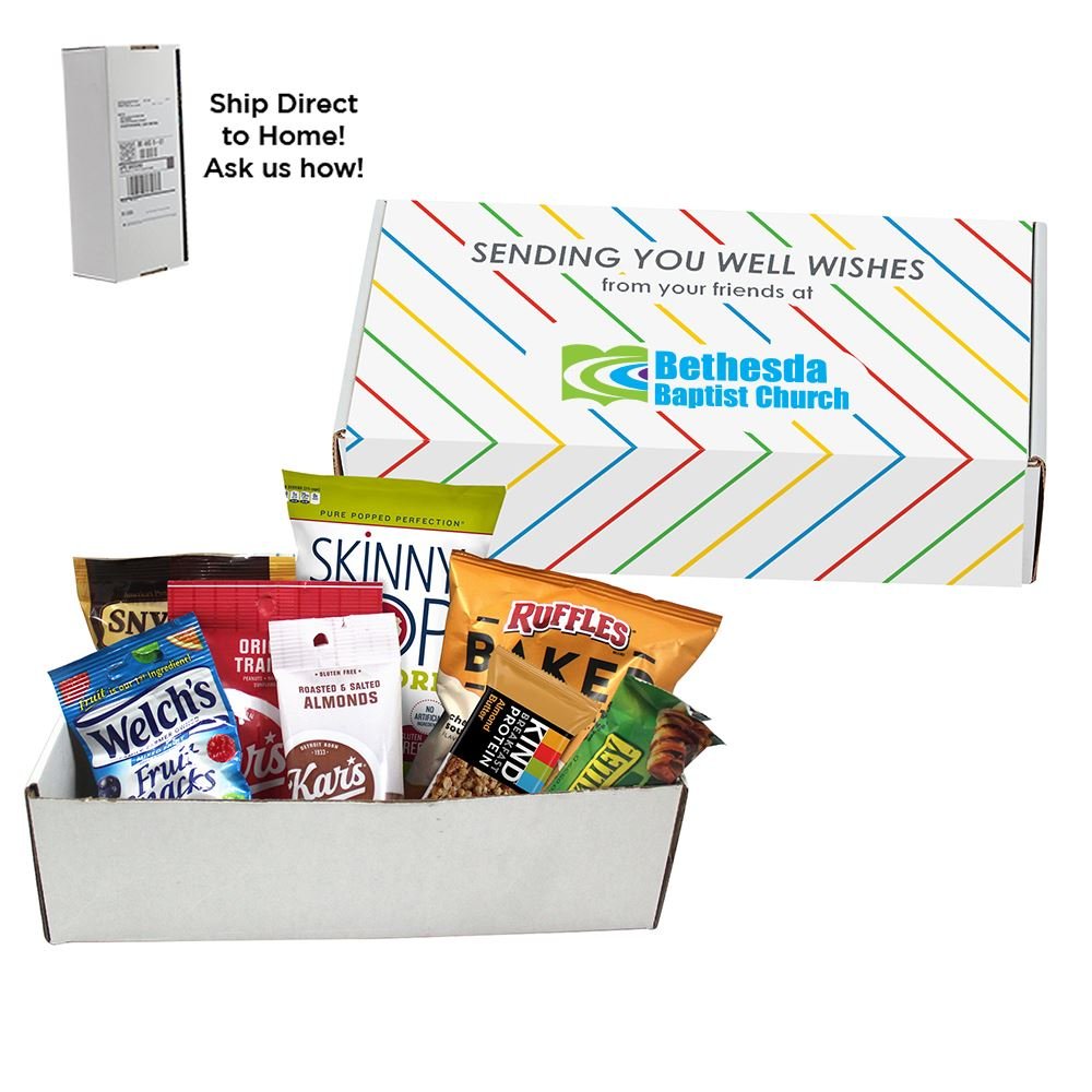 Small Healthy Snack Care Package - Personalization Available